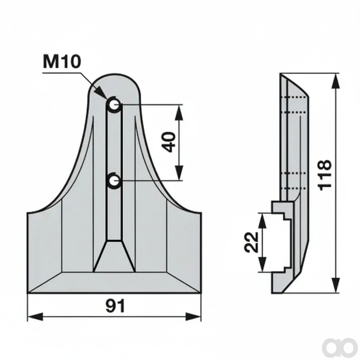 Prillinger-00606638 - Cutter Head Guide Plate Top (00606638)