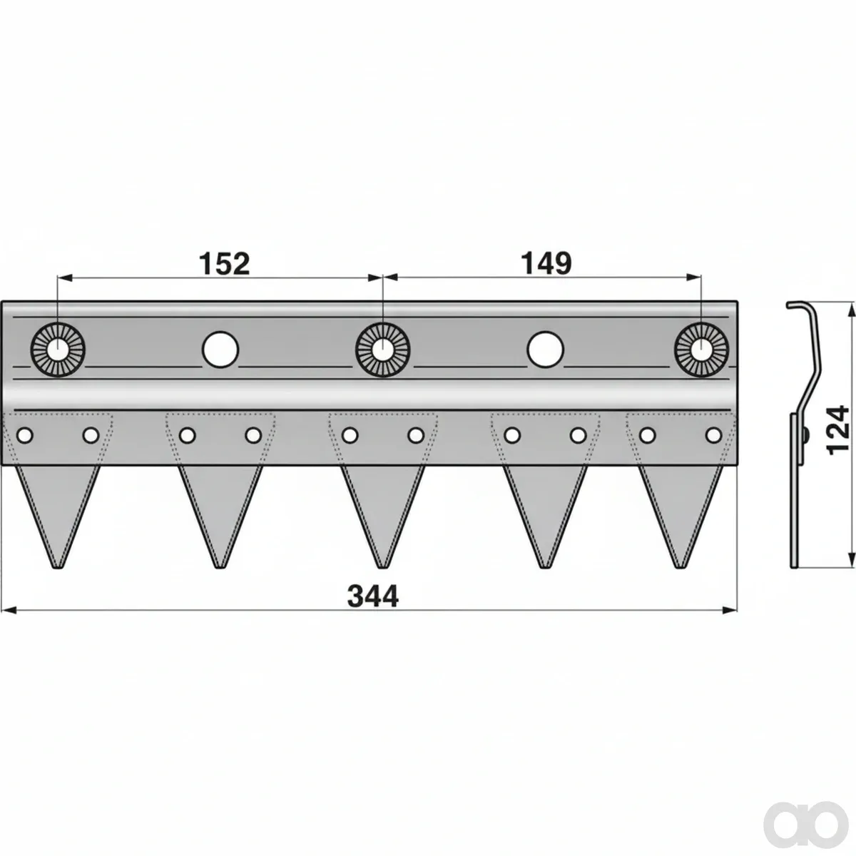 Prillinger-00612102 - Counter Blade Instead Of Aeb (00612102)