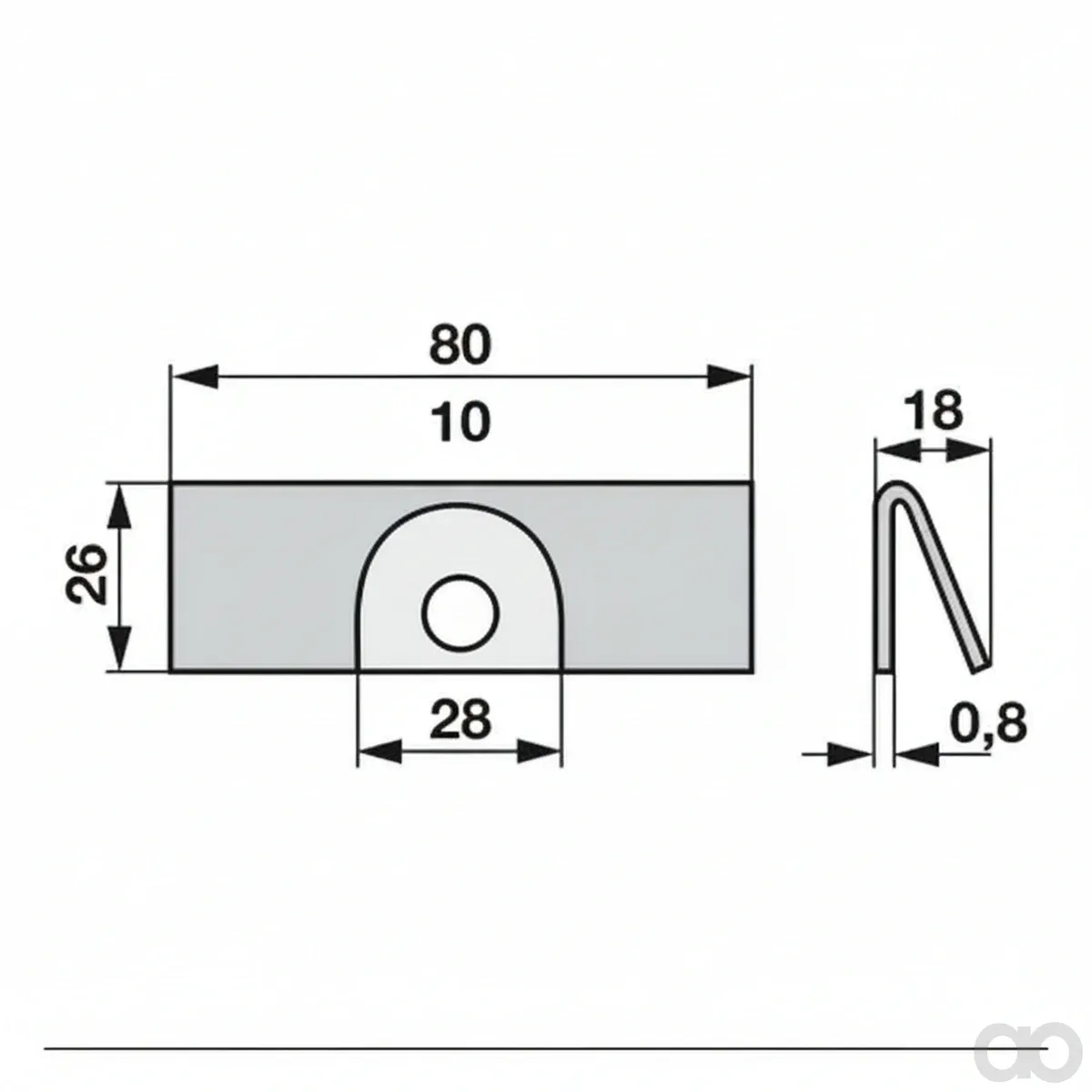 Prillinger-00613610 - Retaining spring instead of Aebi A (00613610)