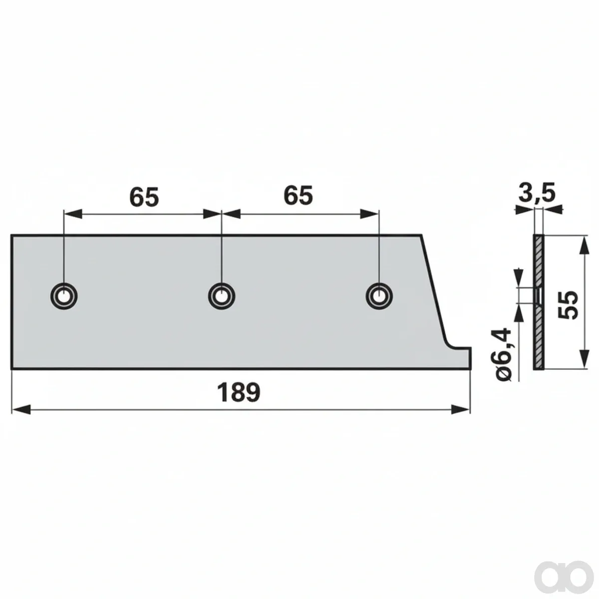 Prillinger-00615200 - Inner shoe plate instead of (00615200)