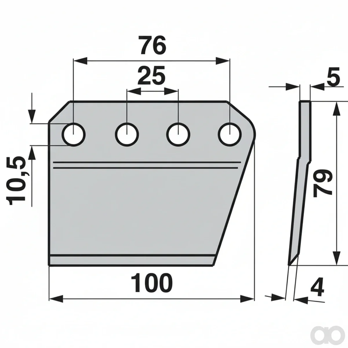 Prillinger-00616127 - Knife holder right instead of (00616127)