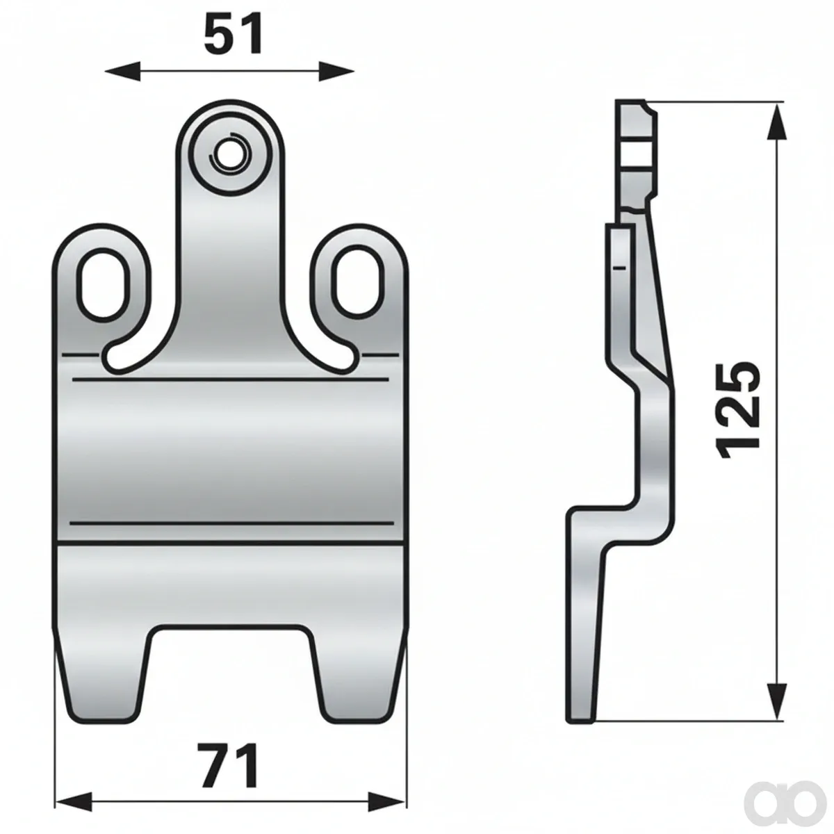 Prillinger-00616348 - Knife holder instead of Bcs (00616348)