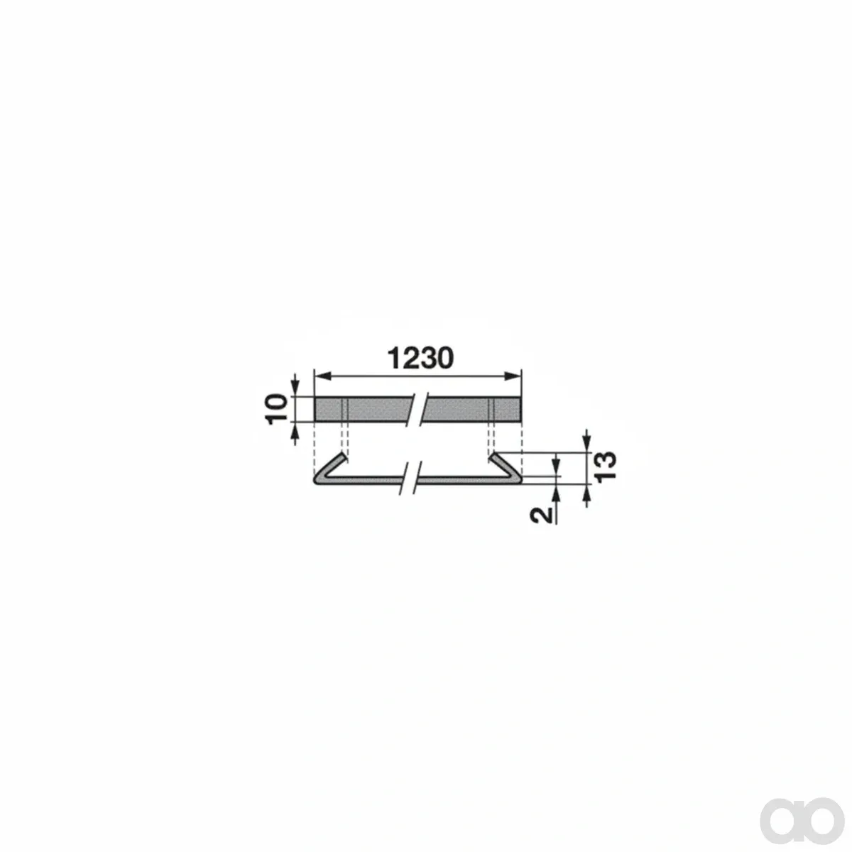 Prillinger-00616442 - Guide rail for beam 122 (00616442)