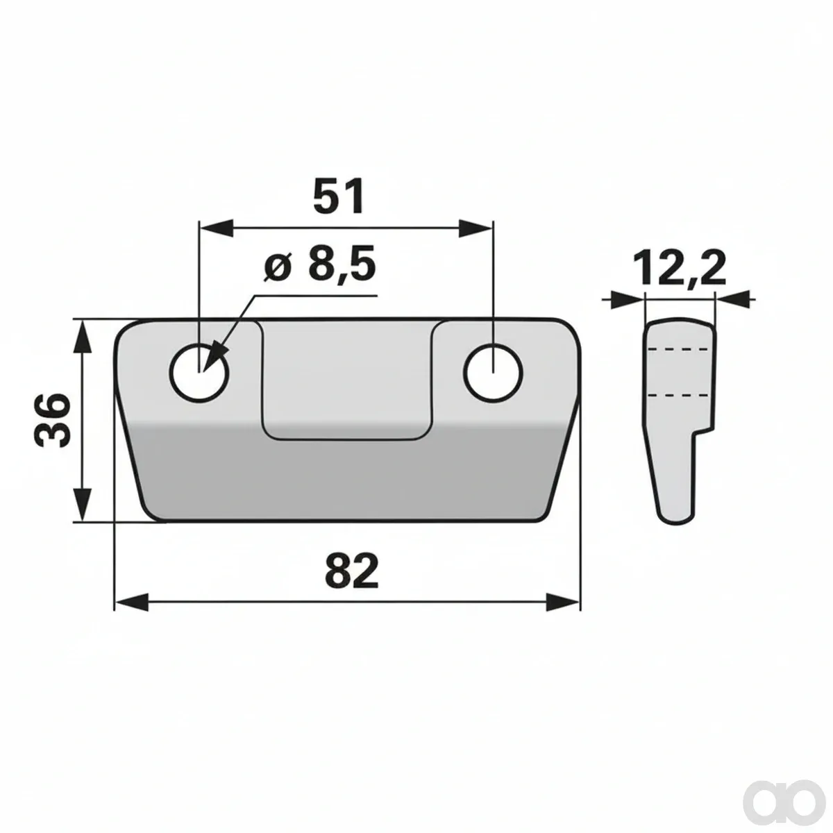 Prillinger-00616654 - Base plate for Bcs 563.58744Z (00616654)