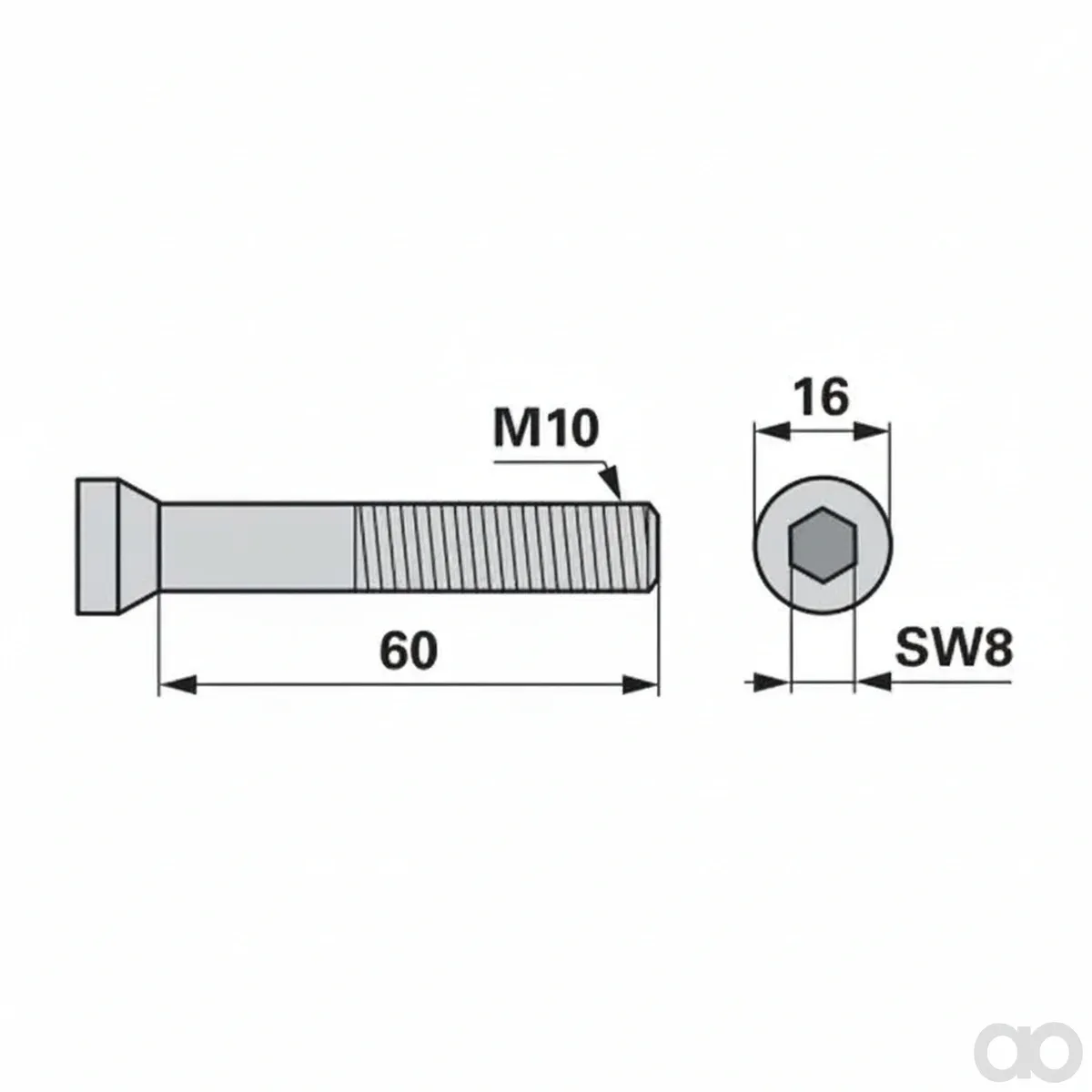 Prillinger-00648224 - Retaining Screw Instead of Gaspardo (00648224)