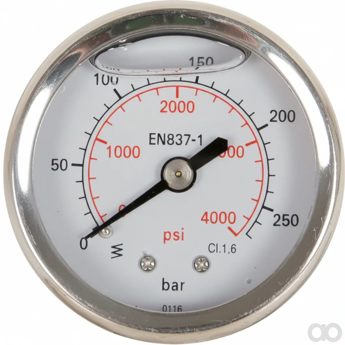 Prillinger-00750485 - Pressure Gauge 250Bar Dm52 G1/4 H (00750485)