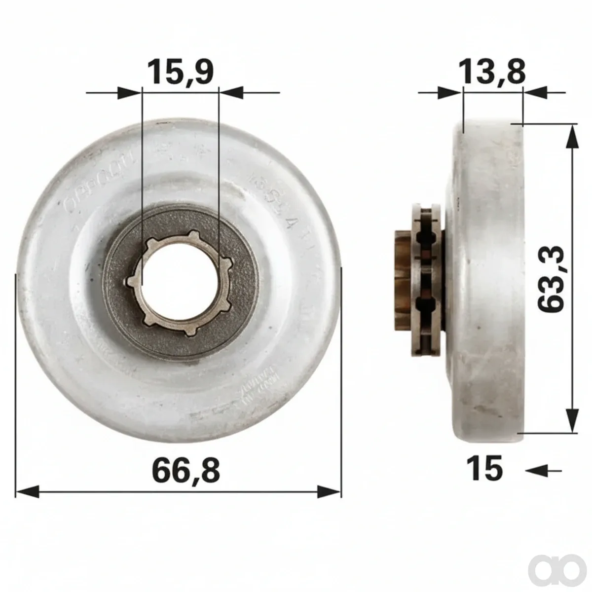 Prillinger-00763182 - Ring Sprocket Instead Of Ore (00763182)
