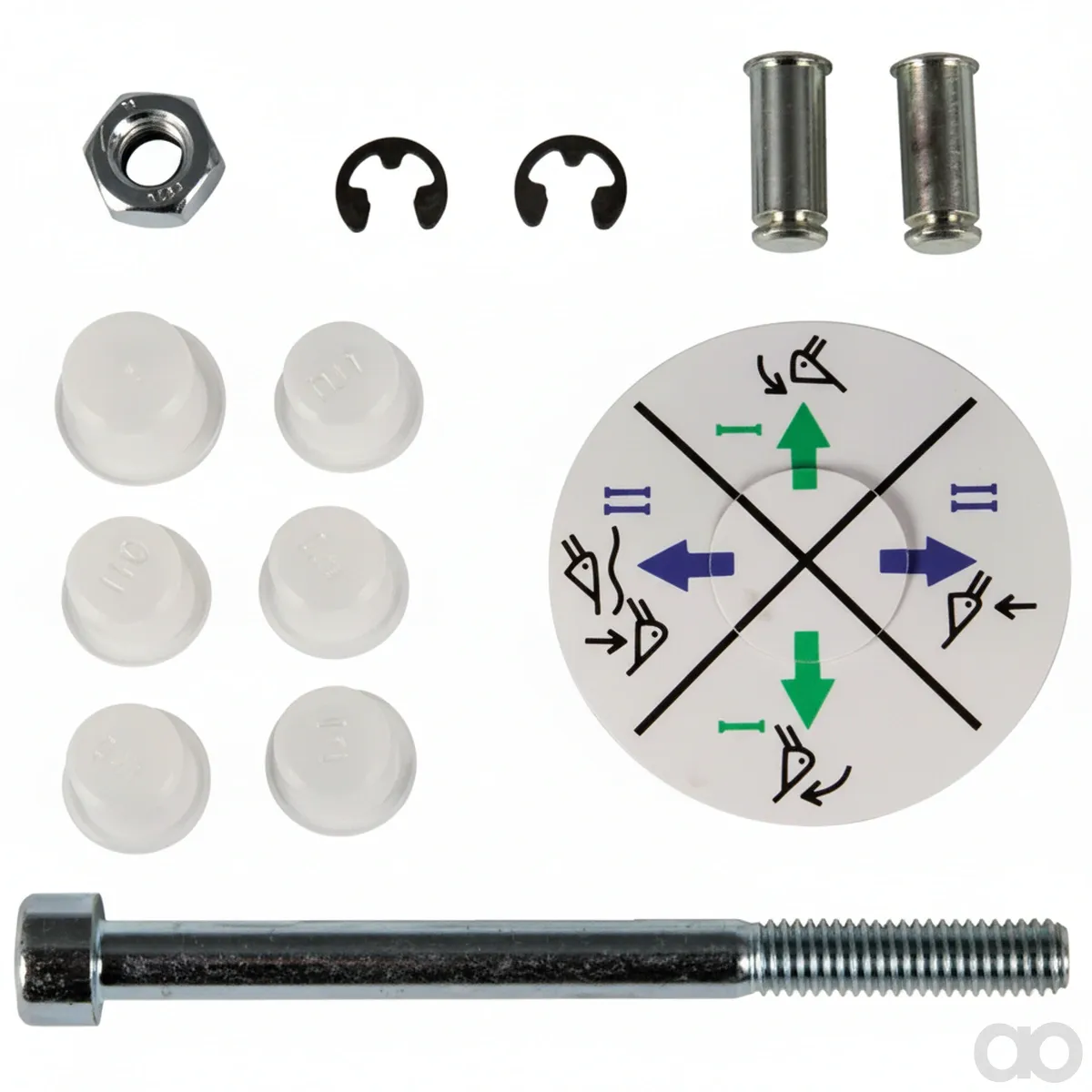 Prillinger-00815993 - Cable pull mounting set Indema (00815993)