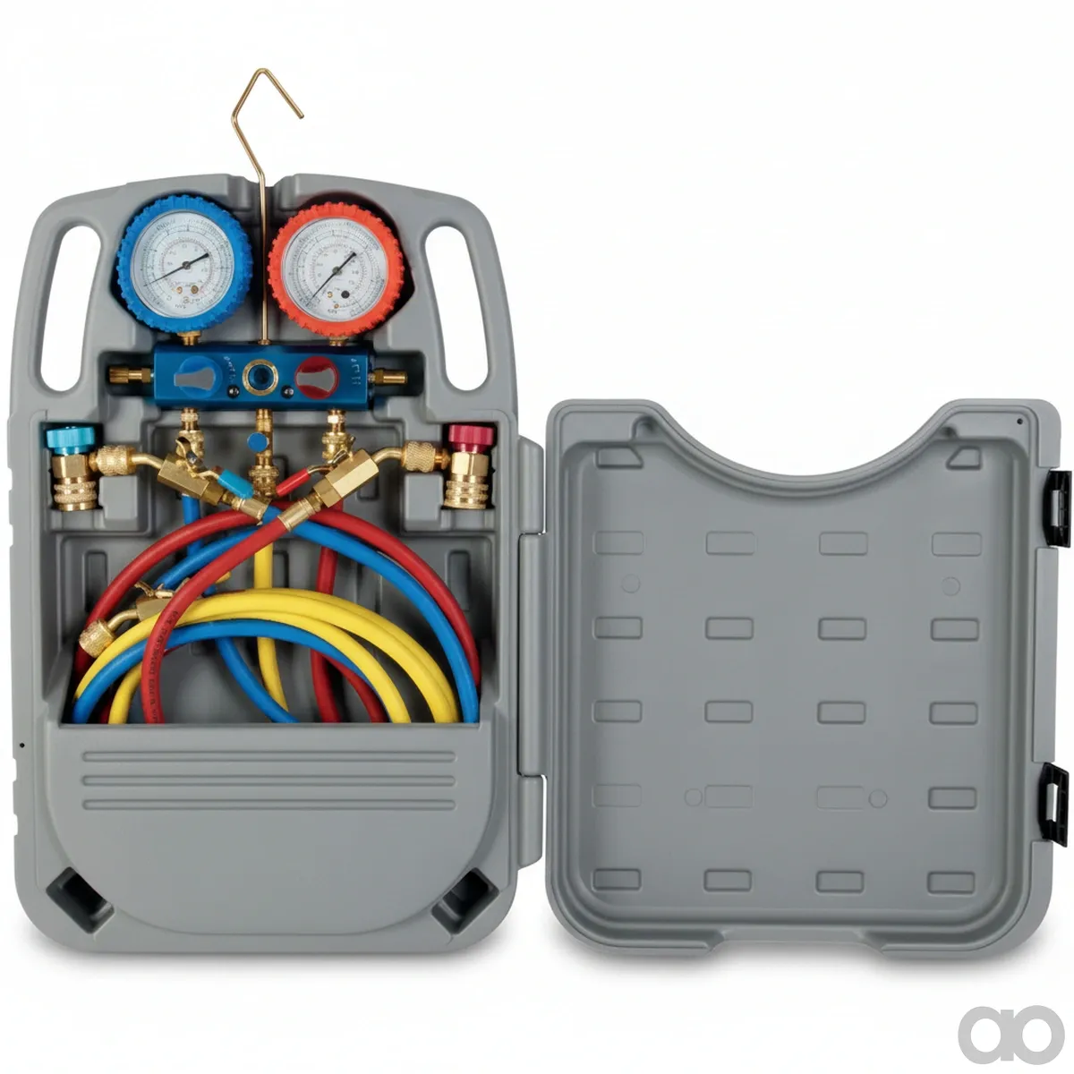 Prillinger-00818937 - Test Valve for AC with 2 Manometers (00818937)