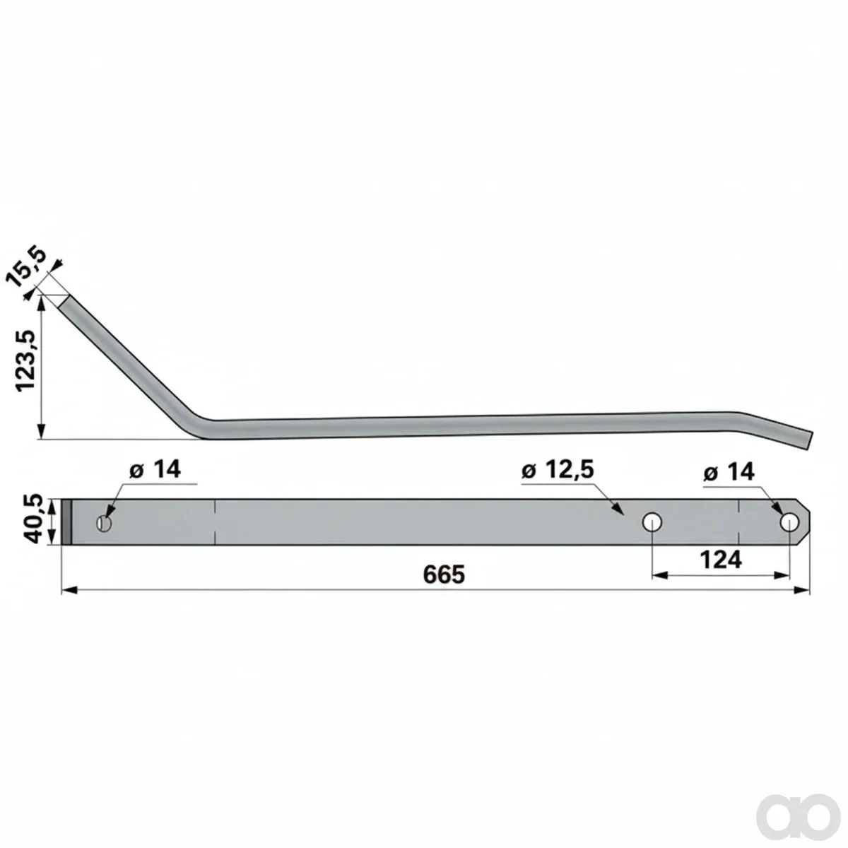 Prillinger-280673610 - Tine carrier Stoll Jf 0673610 (280673610)