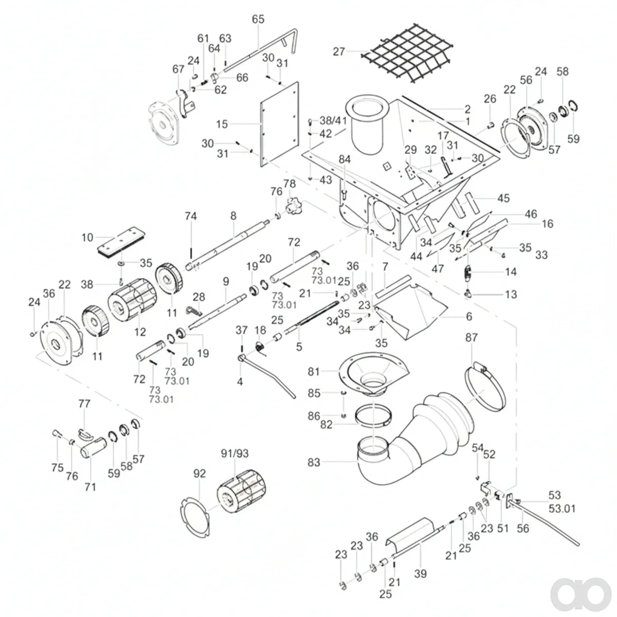 Rabe - 90011503 - Metering Shaft