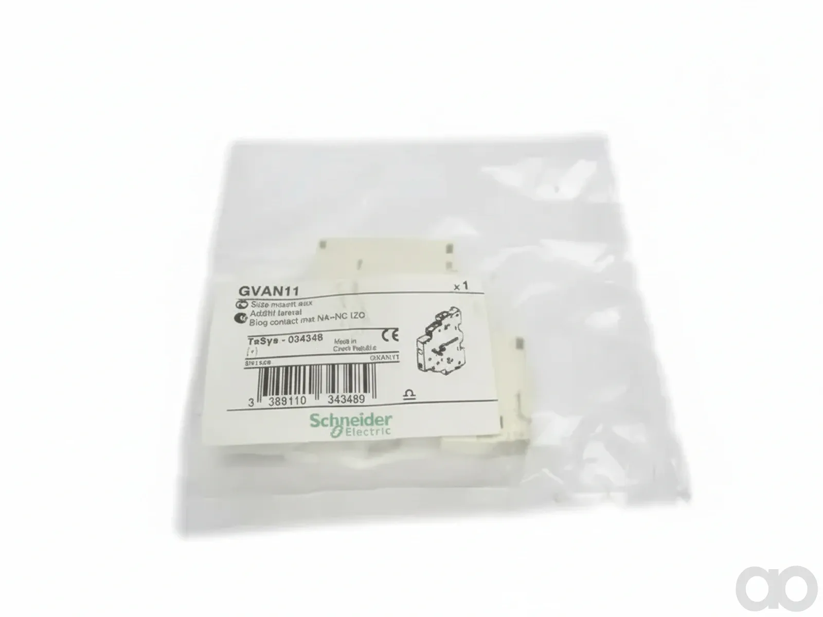 Schneider Electric - GVAN11 - Auxiliary Contact Block 1m/1 v-Contact
