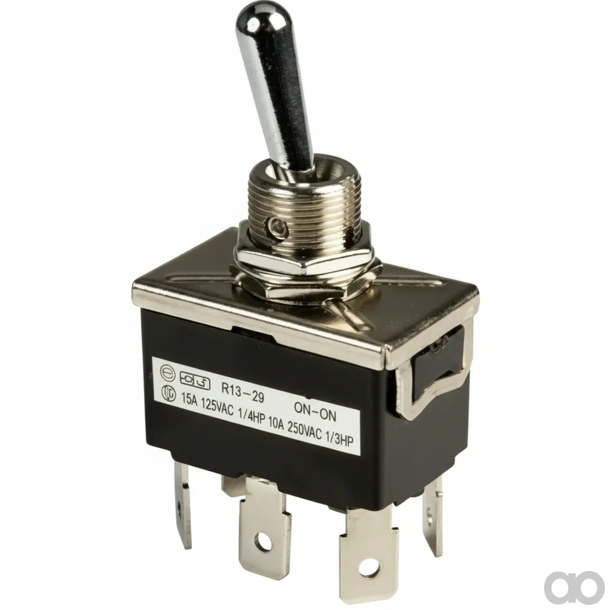 Unbranded - 24010051 - 180594 Switch On/Off/On Metal 6 Conn.