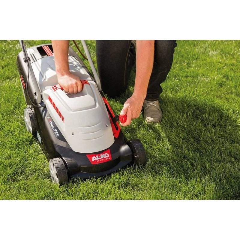 Al Ko - 112857 - Comfort 34 E Silver Electric Lawn Mower - 1200 W Induction Motor