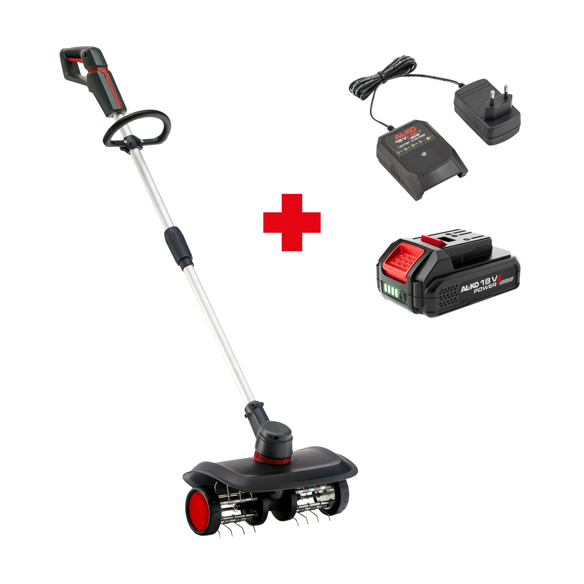 Al Ko - 114140 - Cordless Aerator AKKU ARD 1835 18 V Set 2.5 Ah