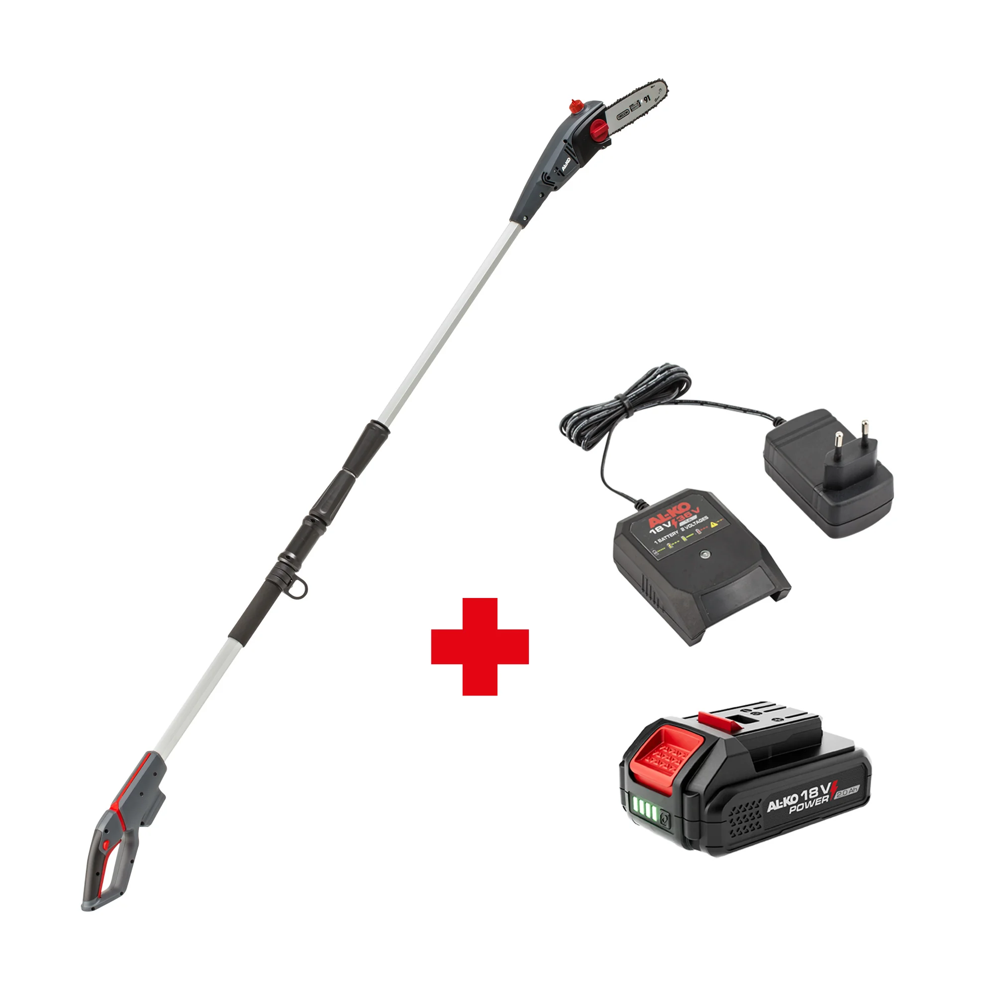 Al Ko - 114152 - Cordless Pole Pruner CSAD 1820 18 V Set