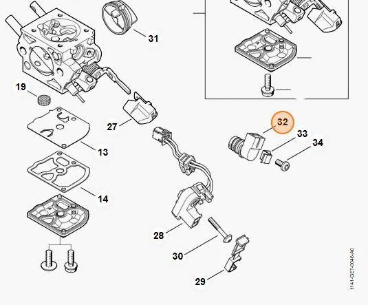 Stihl - 0000-120-5104 - Solenoid Valve