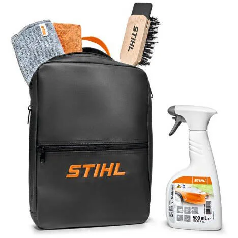 STIHL - 0782-516-8605 - Care&Clean Set for Cleaning Lawn Mowers and Robots