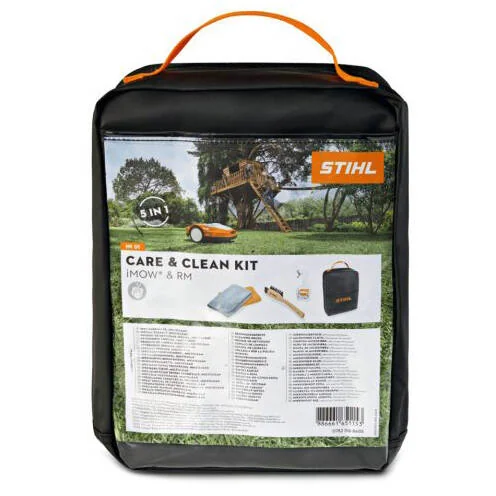 STIHL - 0782-516-8605 - Care&Clean Set for Cleaning Lawn Mowers and Robots