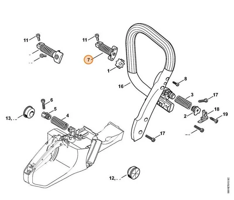 Stihl - 1140-790-8300 - Spring AV