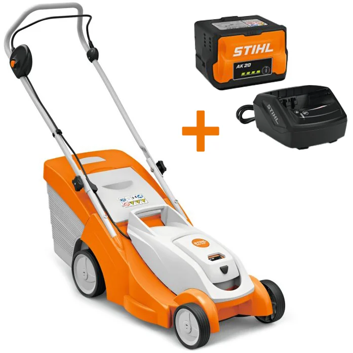 STIHL - 6320-011-1485 - Cordless Lawn Mower RMA 239 37 cm Set Battery and Charger
