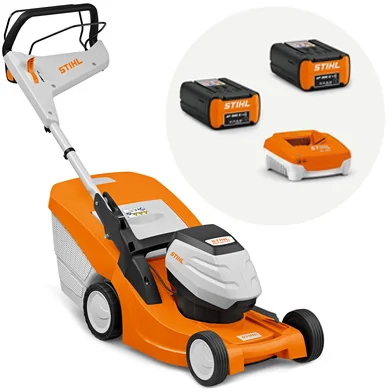 STIHL - 6338-200-0085 - Cordless Lawn Mower RMA 443 PV Set 2x Battery and Charger