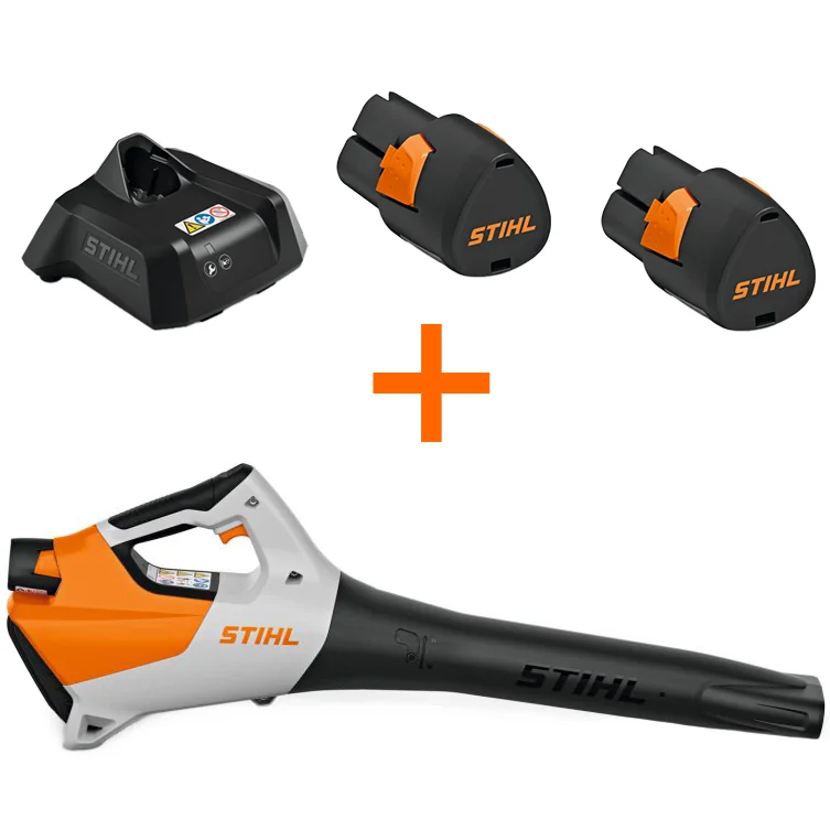 STIHL - BA08-011-5911 - Cordless Blower BGA 30 10.8 V Set 2x Battery and Charger