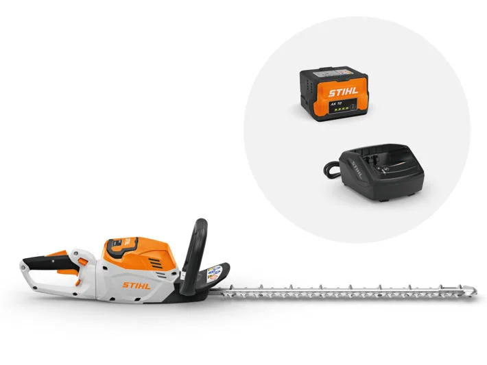 STIHL - HA06-011-3548 - Cordless Hedge Trimmer 600 mm HSA 60 36 V with Battery AK10 and Charger AL101 HA06-011-3518