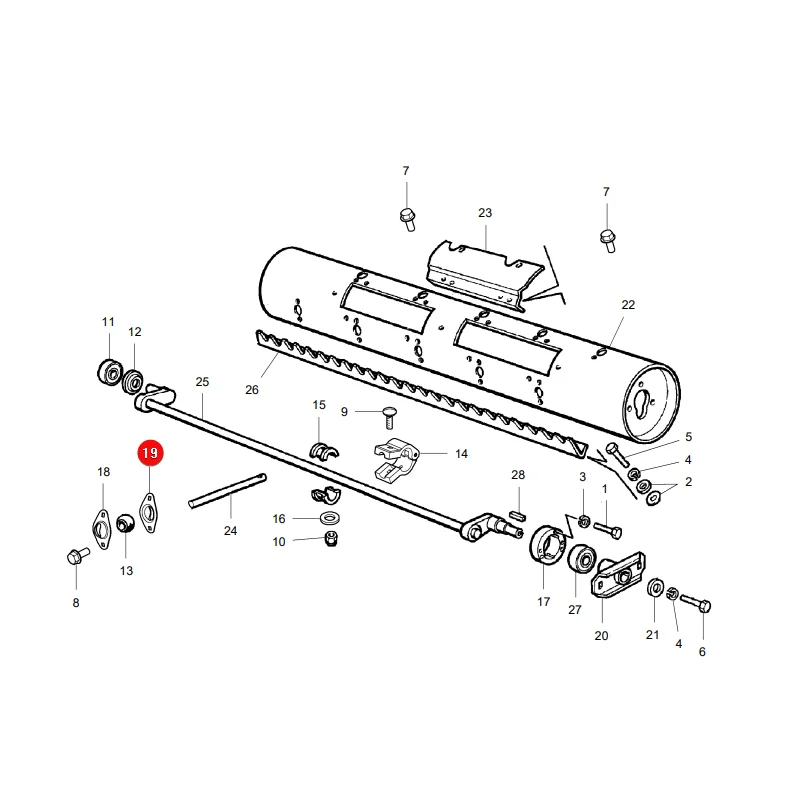 AGCO - LA323235350 - Massey Ferguson  Finger Handle