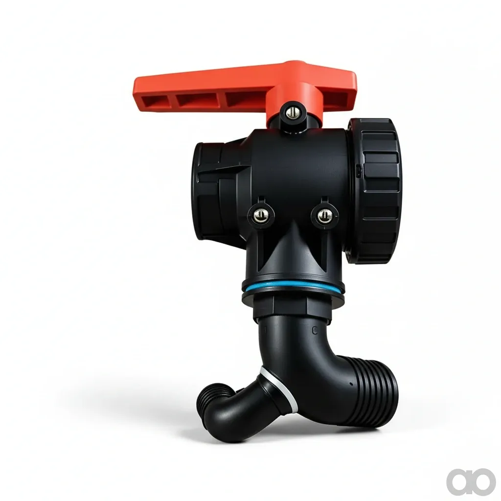 Amazone - 914690 - 3-Way Valve 2Inch 3Hole #0E