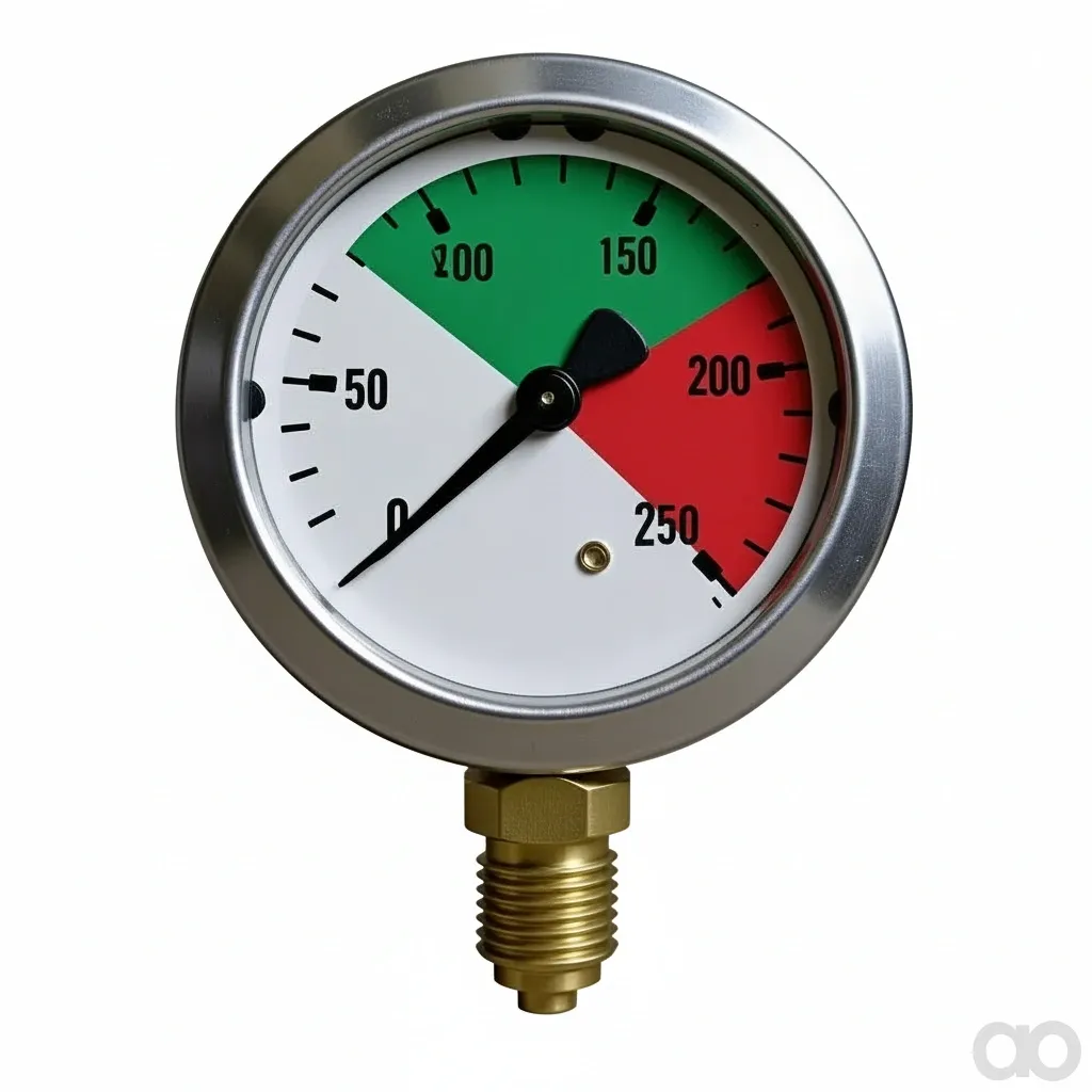 Amazone - GD909 - Pressure Gauge D=63 0-250 Bar Green