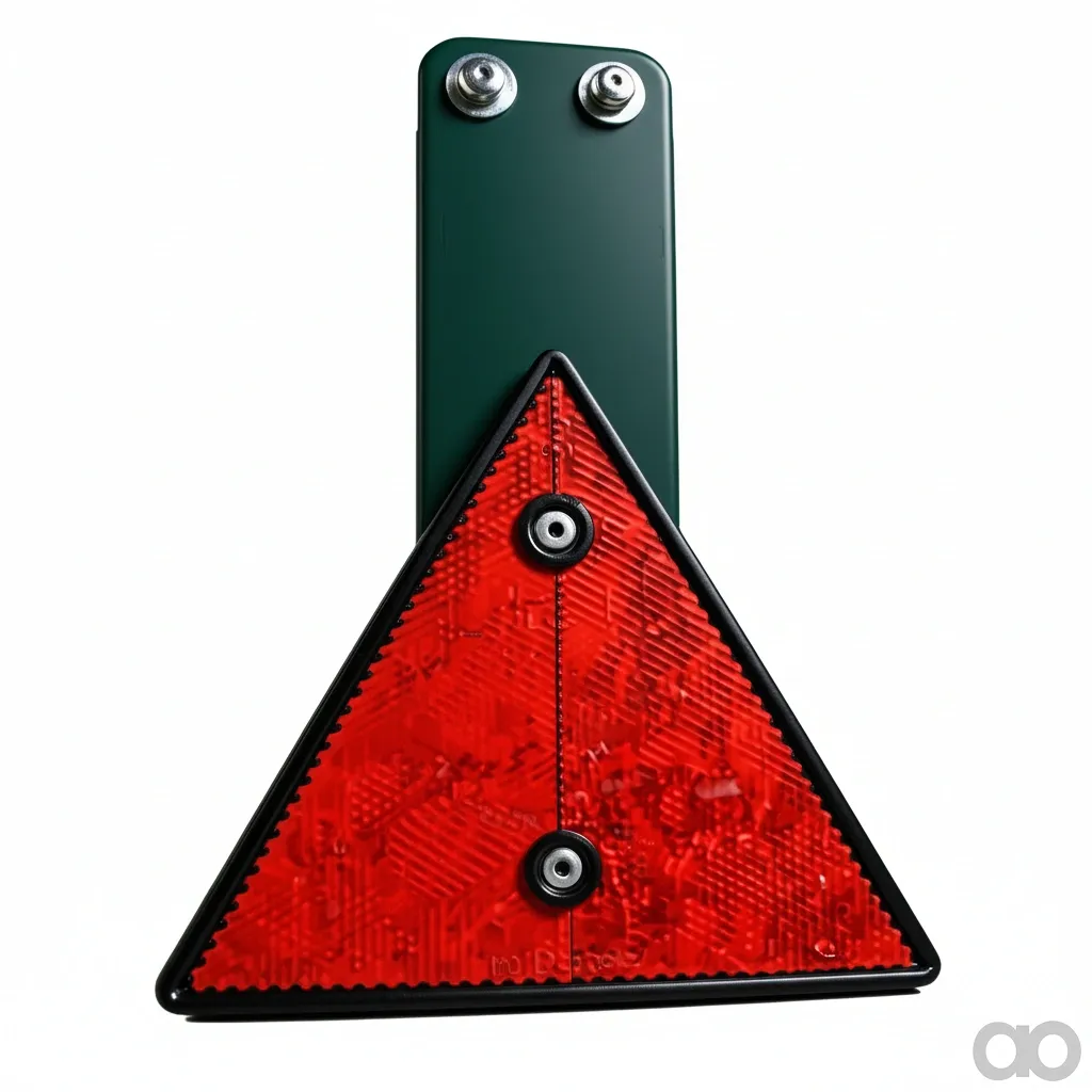 Amazone - ND016 - Triangular Pendulum Reflector Red (ND016)