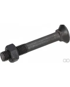 ARVUM - 495200005 - Plough Bolt & Nut, Round Countersunk Square Neck