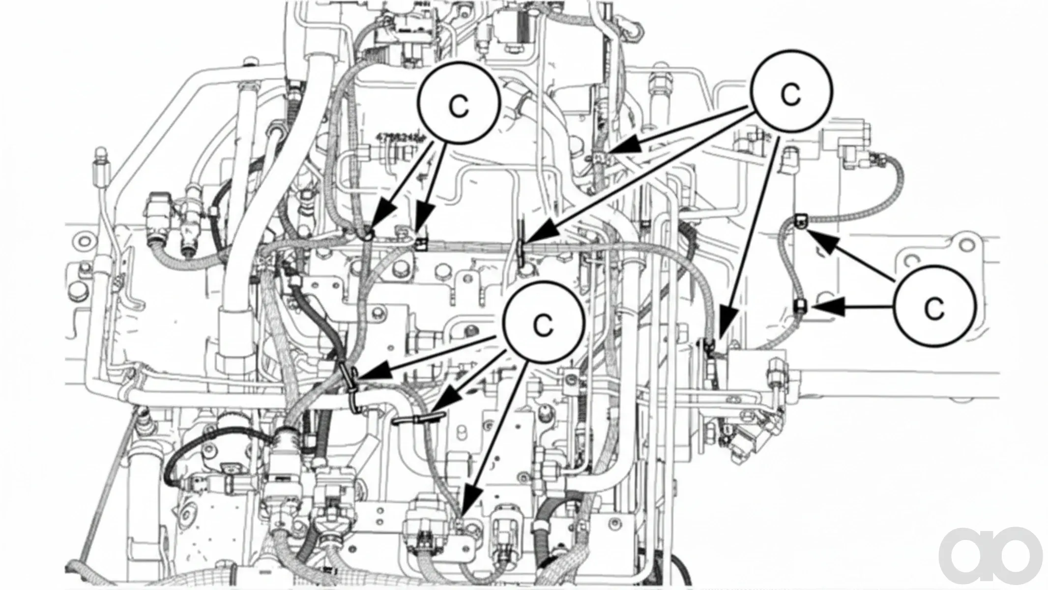 Case IH - 731136001 - Dia Kit, Tractor