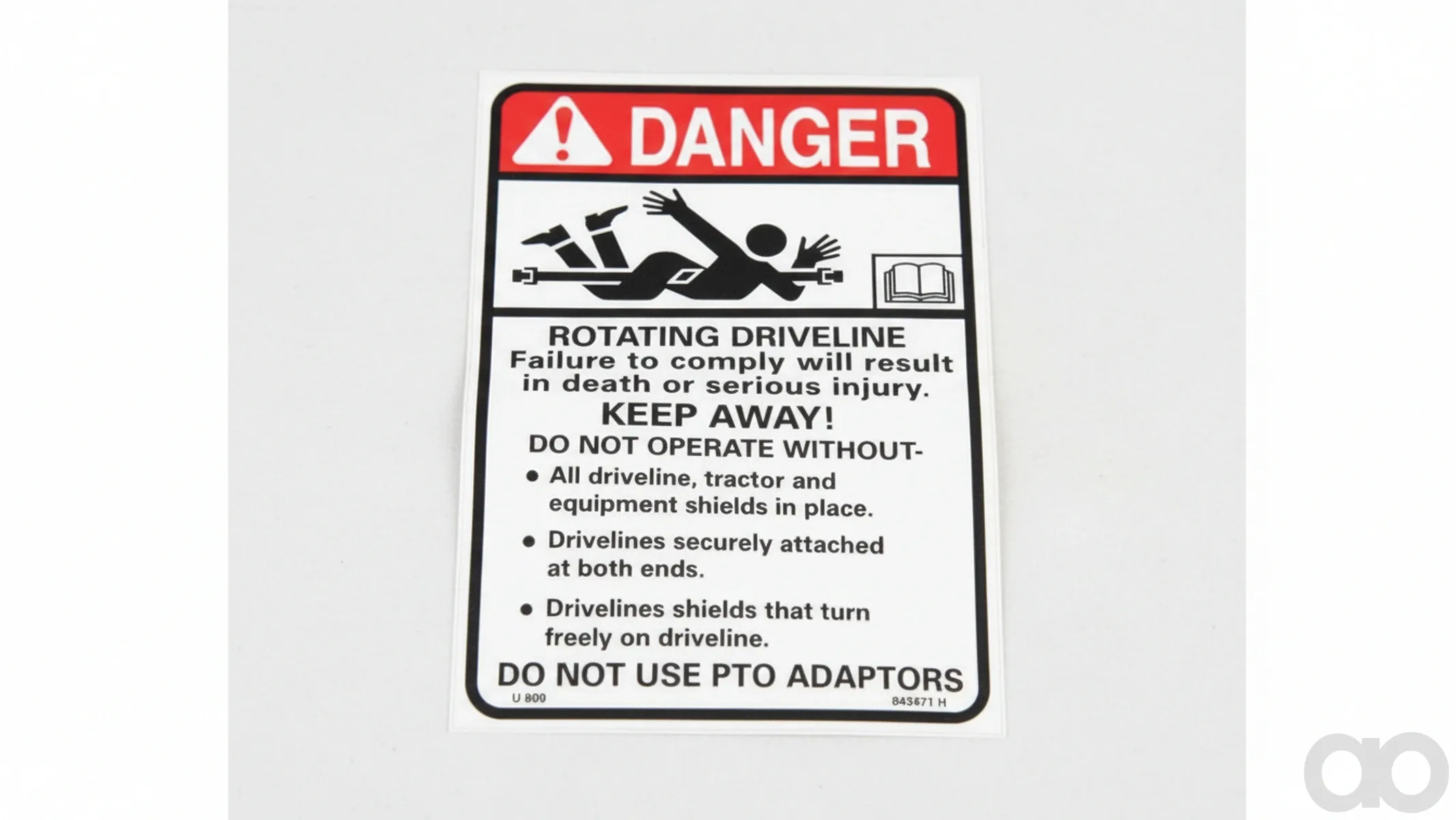 Case IH - 849471 - Danger Sticker