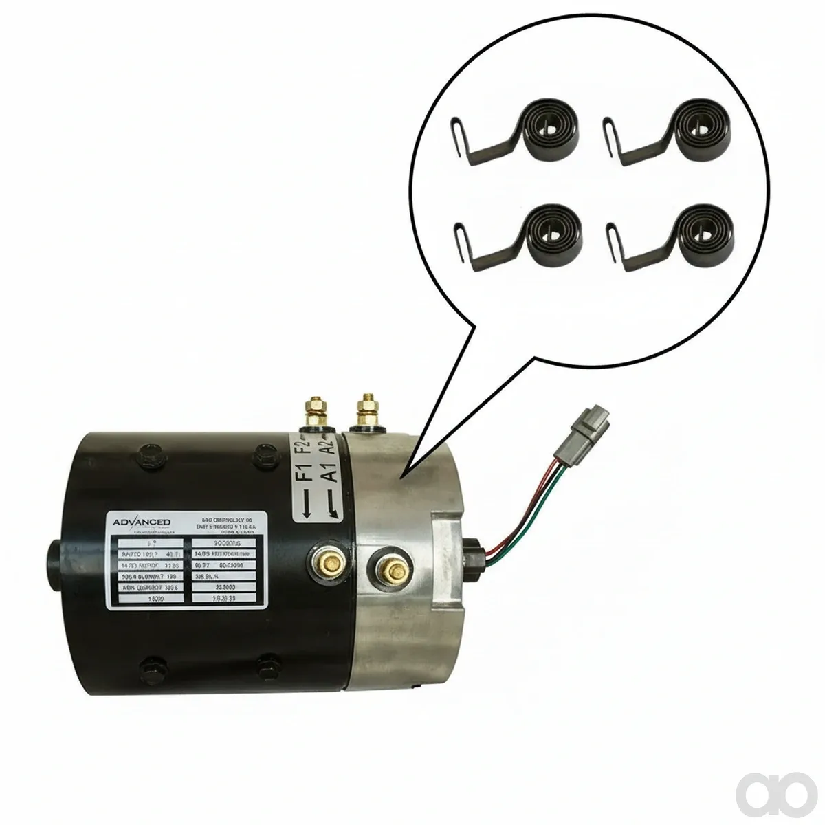 Club Car - 102186001 - Spring Kit, Motor Brush