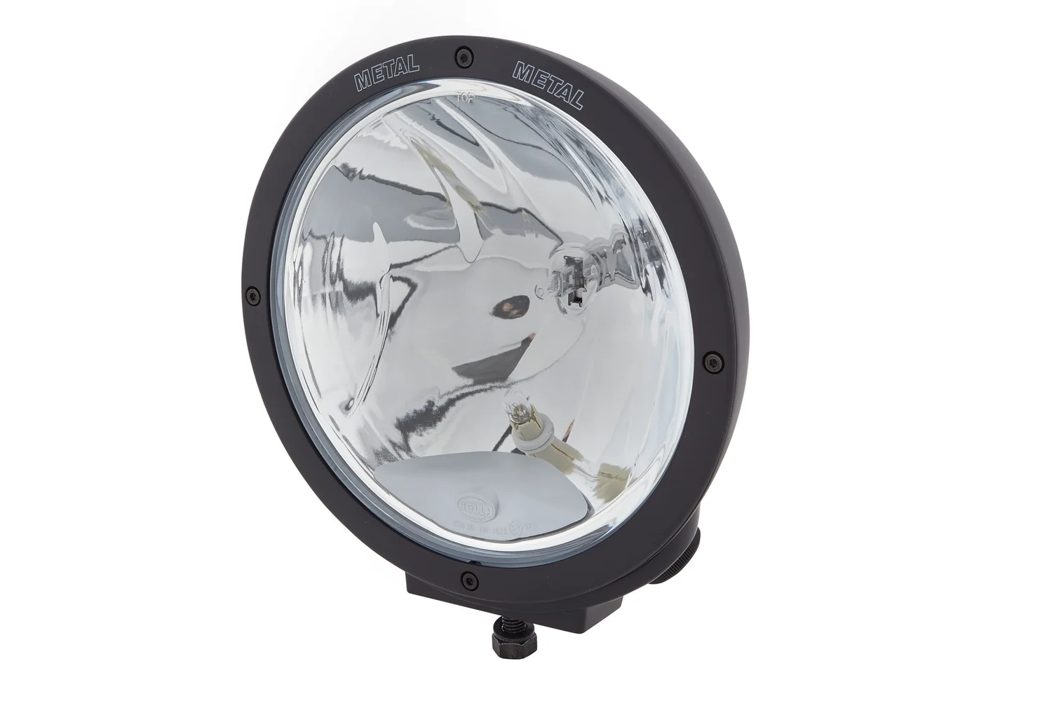 HELLA - 1F8 007 560-361 - Halogen-High Beam Headlight, Rallye 4000 Metal, 12V