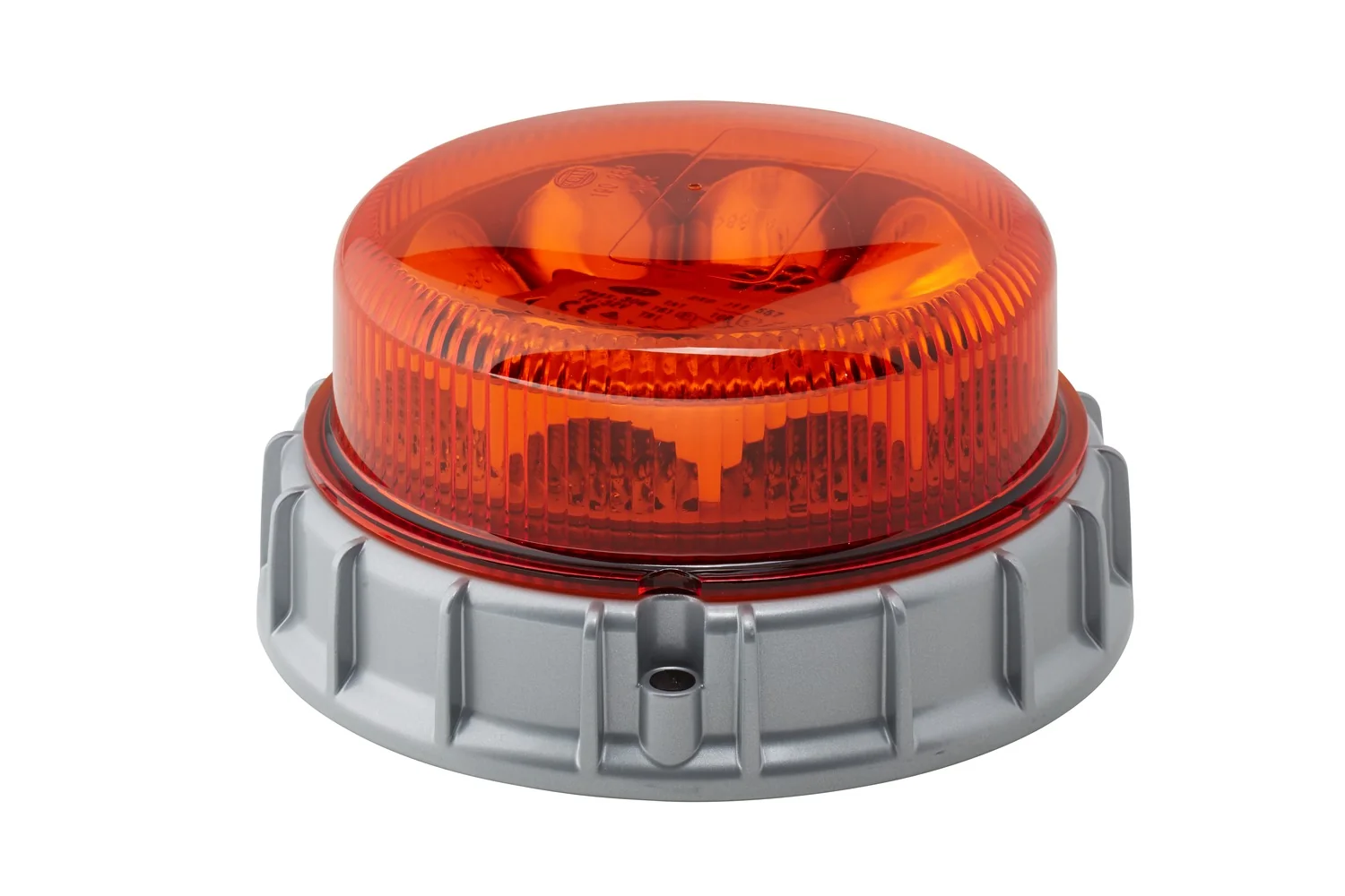 HELLA - 2XD 011 557-101 - LED-Strobe-type Beacon, K-LED 2.0 F, 12/24V, yellow (amber)