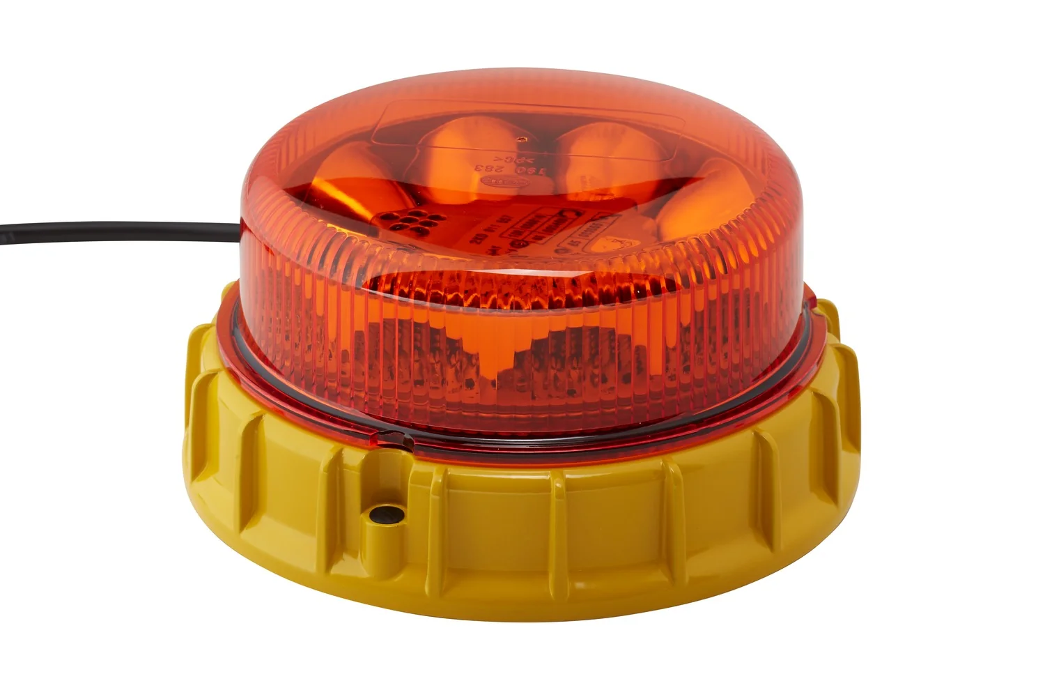 HELLA - 2XD 011 557-601 - LED-Strobe-type Beacon, K-LED 2.0 F, 12/24V, yellow (amber)