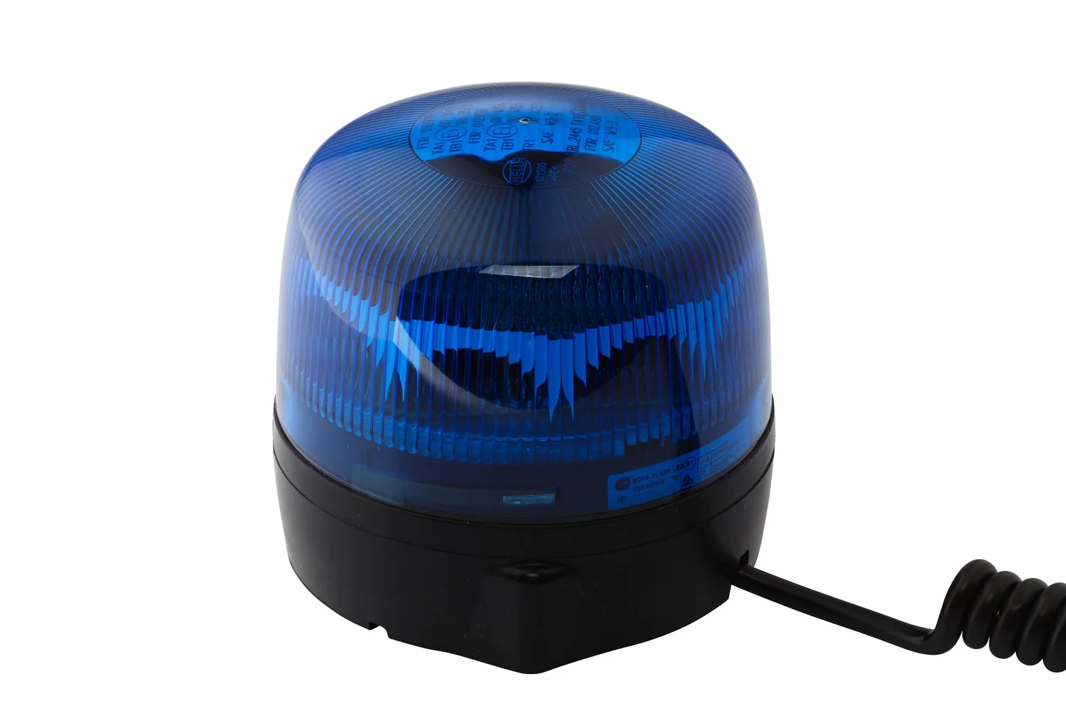 HELLA - 2XD 012 878-121 - LED-Strobe-type Beacon, RotaLED, 12/24V, Blue