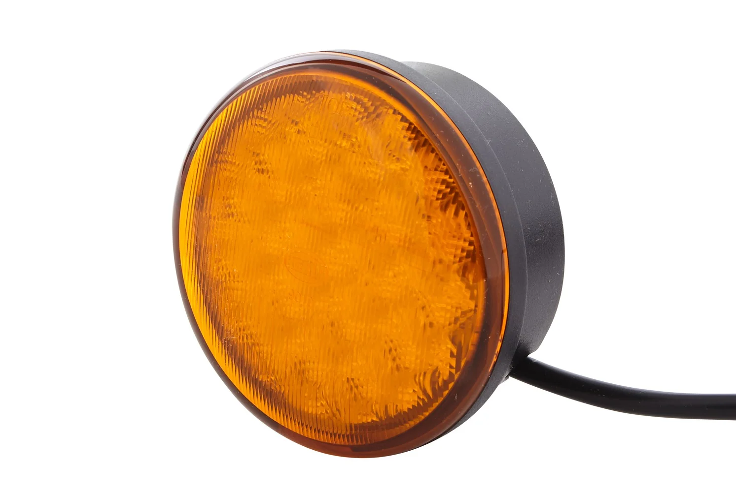 HELLA - 2XD 959 011-021 - LED-Warning Light, Multi F 83mm, 12/24V, yellow (amber)