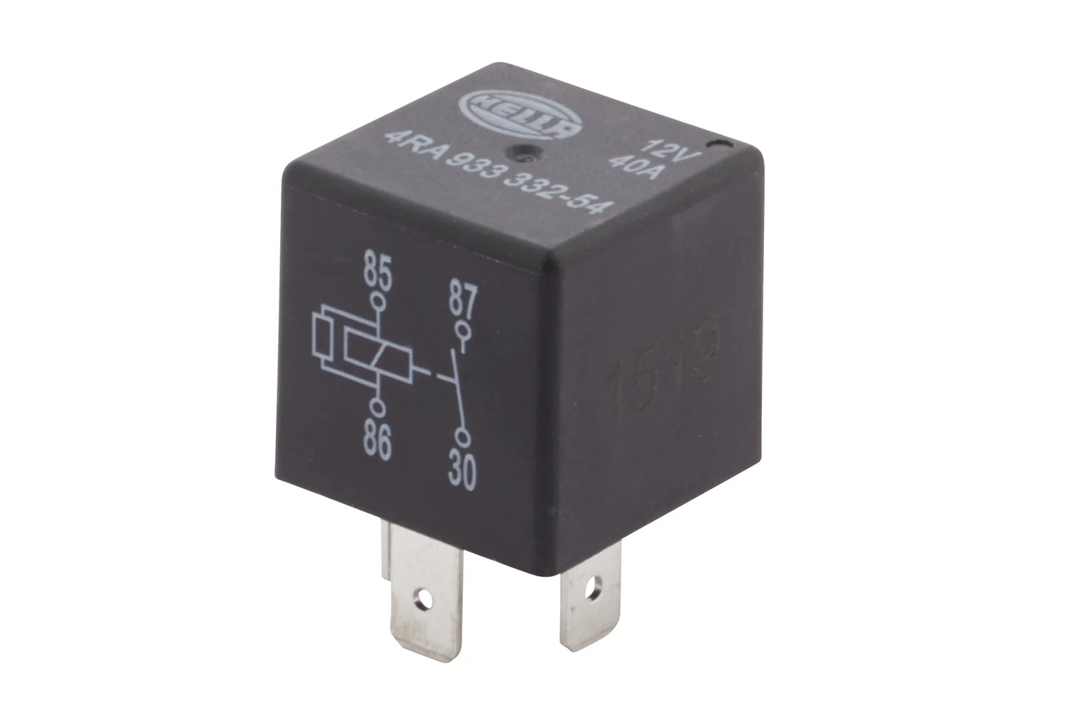HELLA - 4RA 933 332-541 - Relay, main current, 12V, 4-pin connector, S2, B