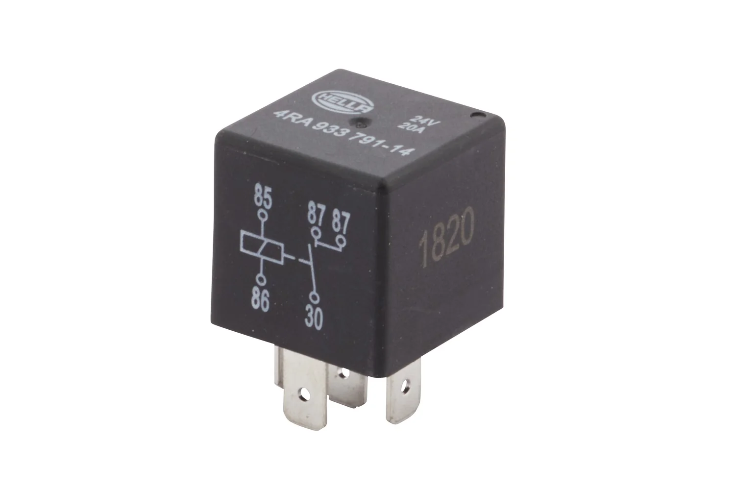 HELLA - 4RA 933 791-141 - Relay, main current, 24V, 5-pin connector