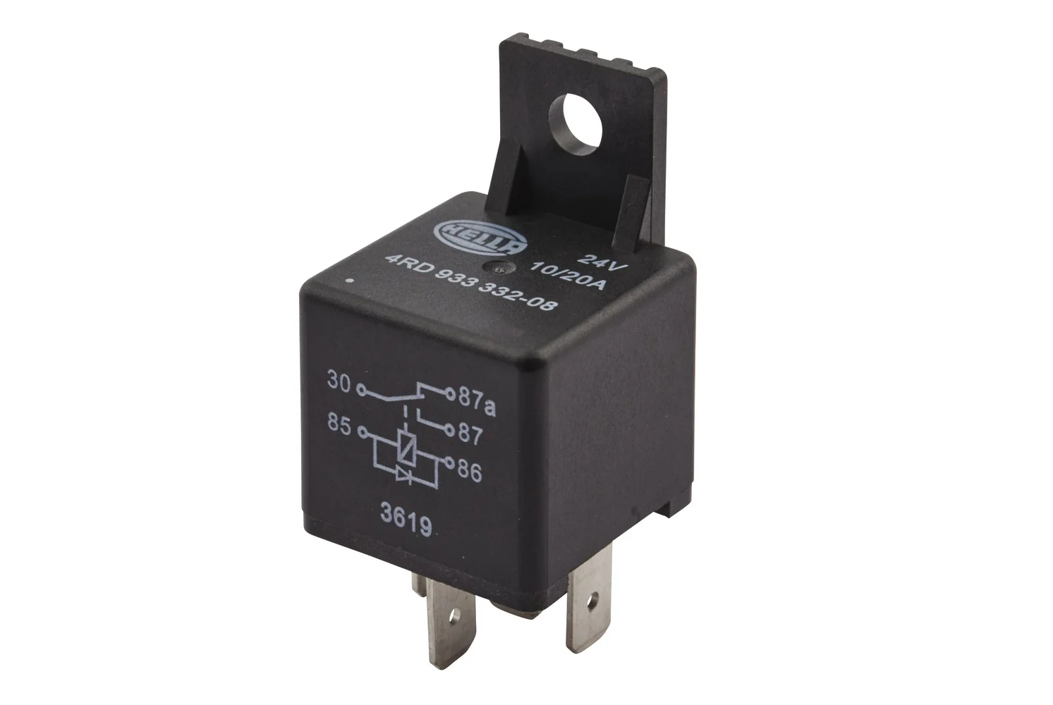 HELLA - 4RD 933 332-081 - Relay, main current, 24V, 5-pin connector