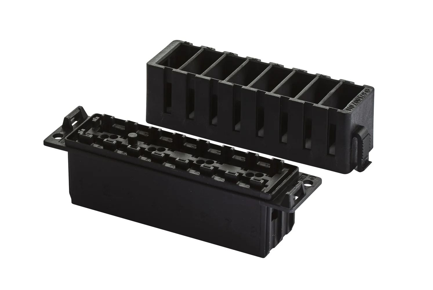 HELLA - 8JD 005 993-181 - Fuse Box, for ATO fuse, 8-pin connector, Number of connectors: 16, transpare