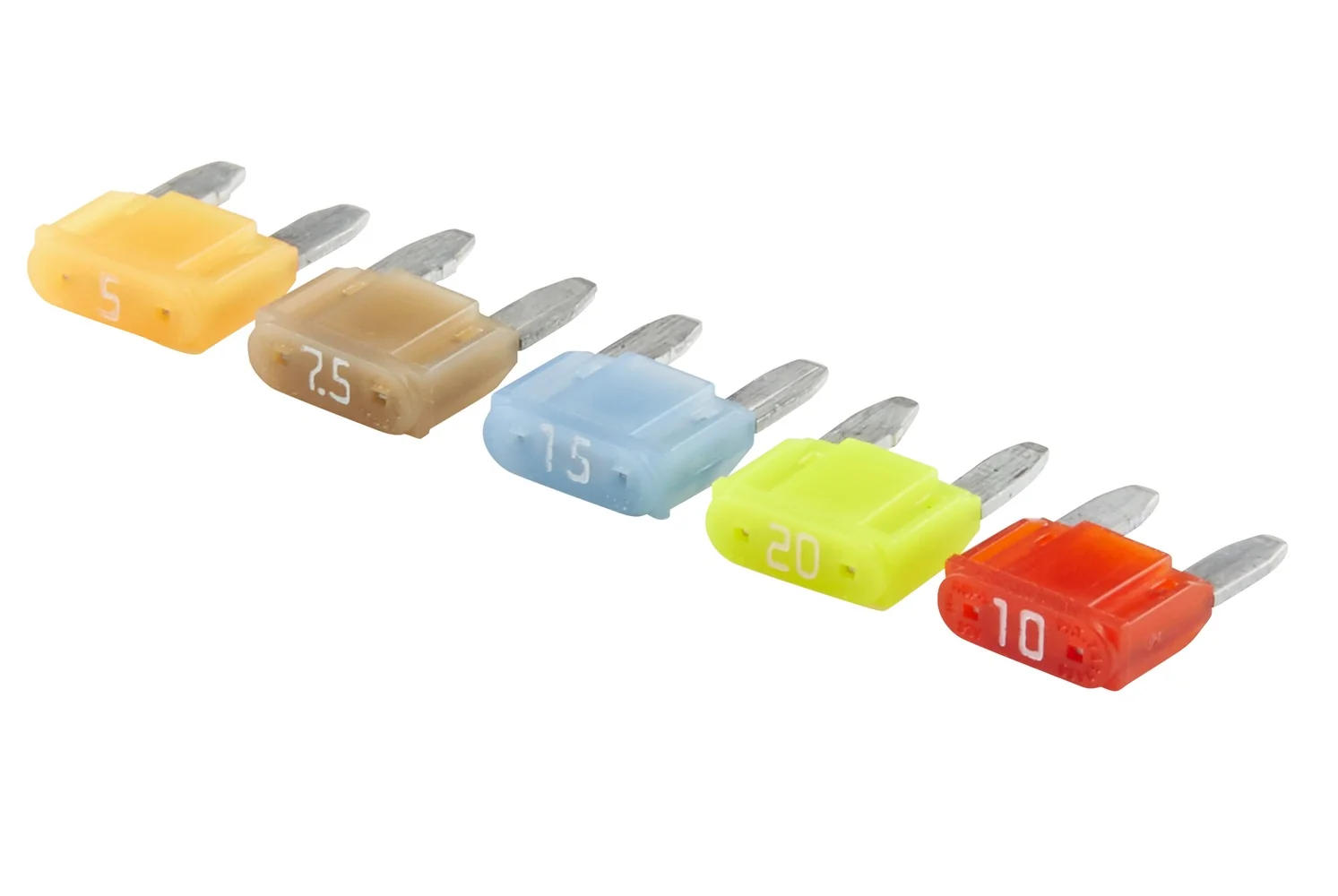 HELLA - 8JS 728 596-921 - Fuse Kit, Mini-Flat Fuse, 5/7.5/10/15/20A, Quantity: 5