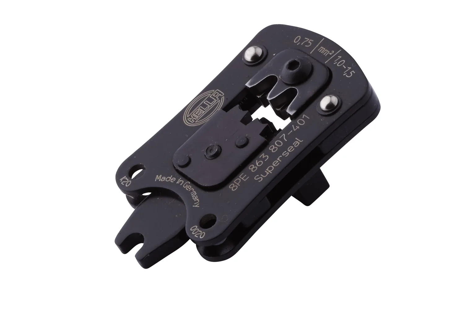 HELLA - 8PE 863 807-401 - Crimping Pliers Insert, Metal, Black