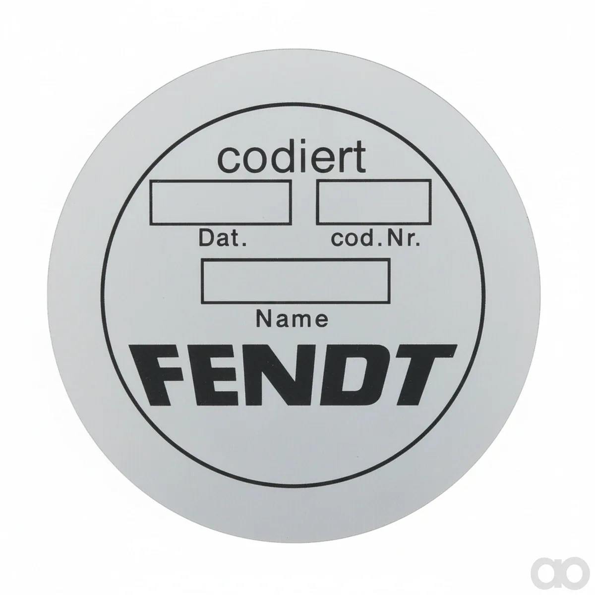 Fendt - 385200220020 - Check Label