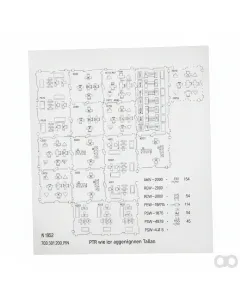 Fendt - 725900030020 - Relays Mounting Decal