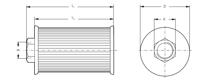Argo Hytos - AS 080-81 - Hydraulic filter element